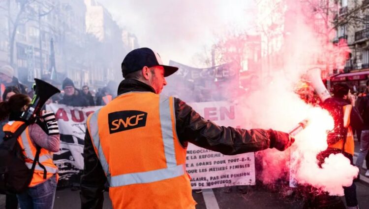 Huelga ferroviaria en Francia