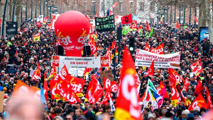 Nueva huelga contra la reforma de Macron