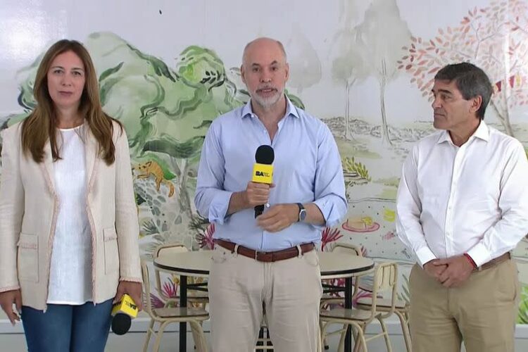 Rodríguez Larreta habló en un acto con Vidal y Quiróz en Villa Soldati.