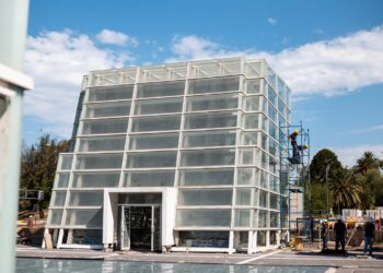 La Municipalidad avanza con la obra de remediación de Plaza España