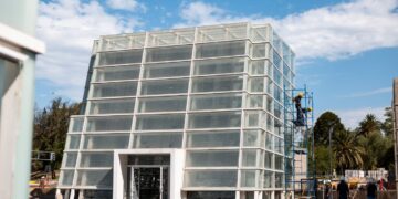 La Municipalidad avanza con la obra de remediación de Plaza España