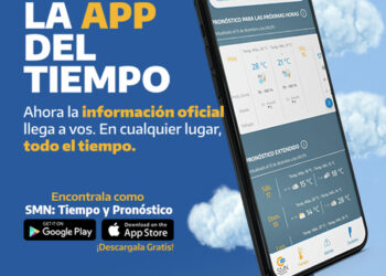 Se lanzó una app sobre el estado del tiempo con avisos a corto plazo y alertas tempranas