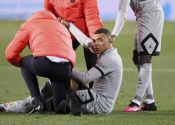 Se lesionó Mbappé