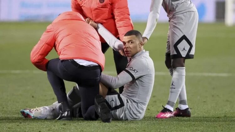 Se lesionó Mbappé