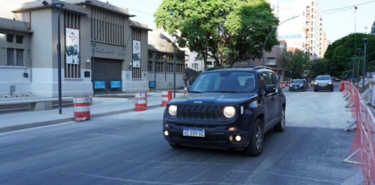 Finalizaron los trabajos frente al Mercado Sud y el tránsito volvió a la normalidad