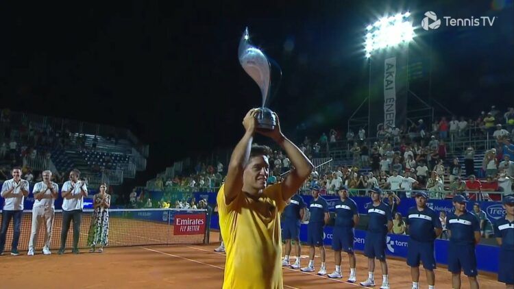 Sebastián Báez se convirtió en campeón del Córdoba Open al vencer a Federico Coria