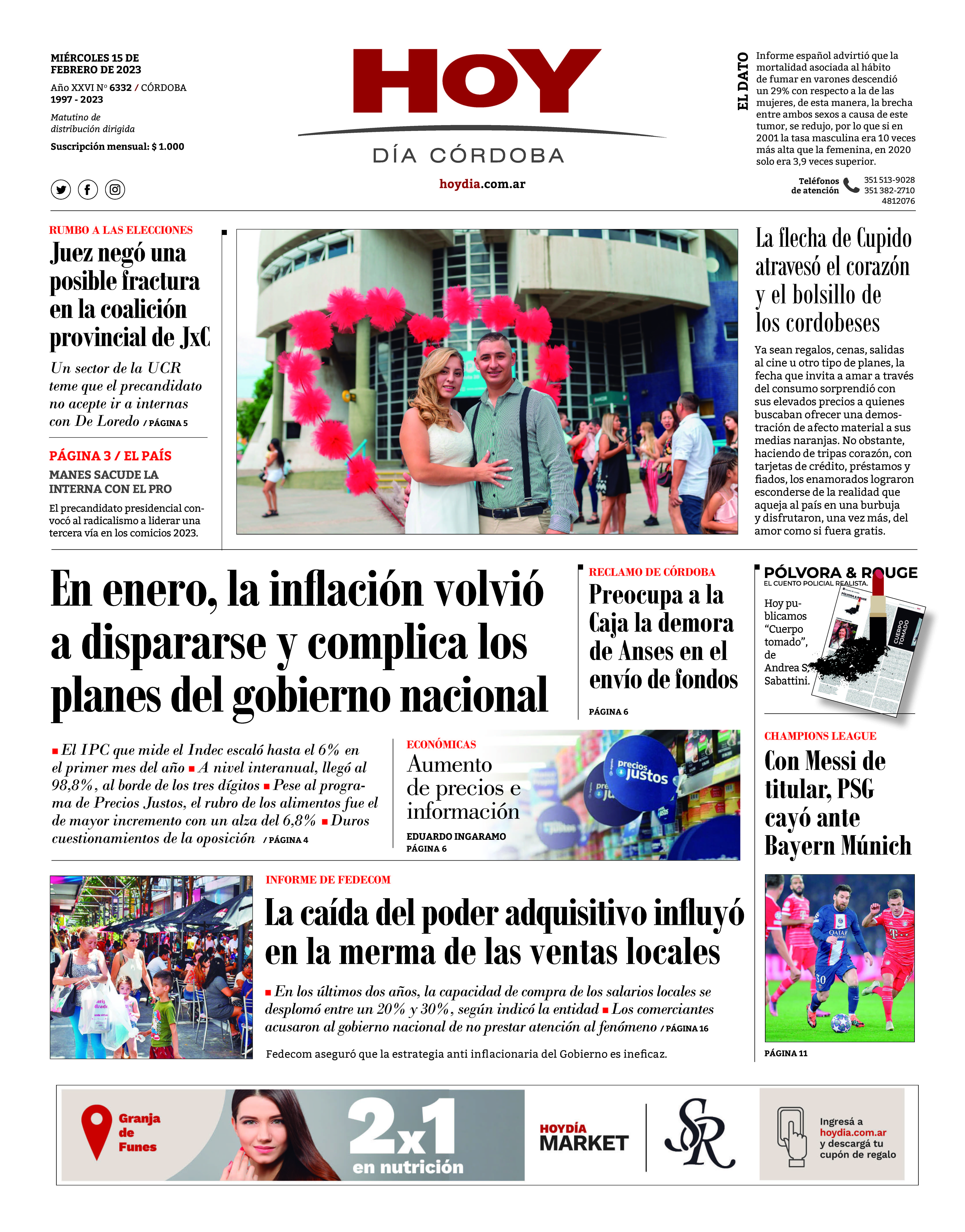 Portada 15.02.23 Portada 15.02.23