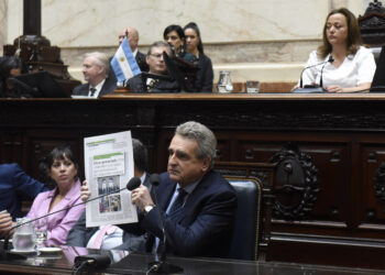 «En Argentina conviven cuatro crisis: pandemia, guerra, sequía y endeudamiento con el FMI», señaló Rossi