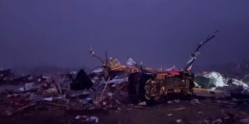 Al menos 21 muertos por un tornado y tormentas en Misisipi