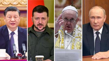 Ucrania y Rusia abren posibilidad de diálogos bilaterales con Xi Jinping y el papa Francisco