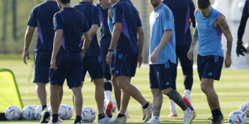 La Selección tuvo su primer entrenamiento post Mundial
