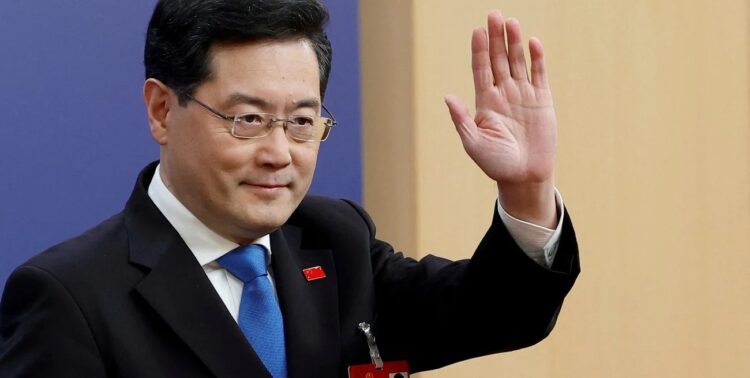 El canciller de China, Qin Gang.