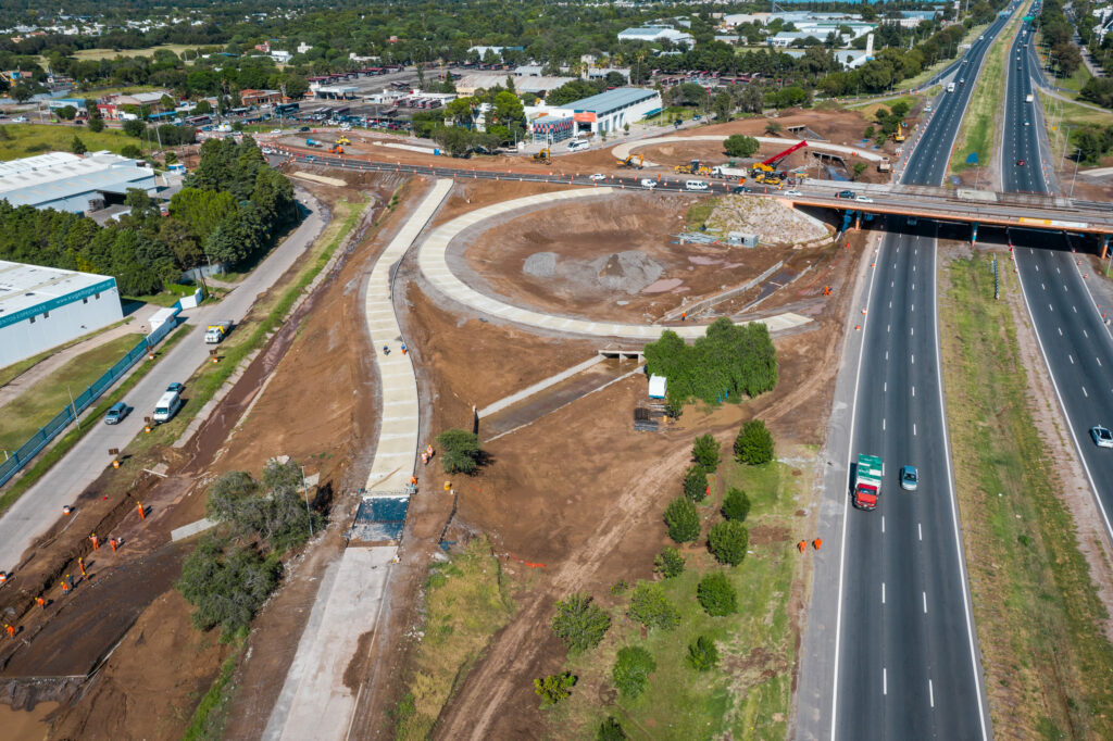 Avanzan las obras en los distribuidores San Carlos y San Antonio