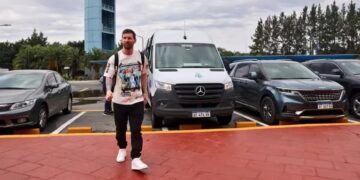 Llegó Messi al país para sumarse a la Selección de cara a los amistosos