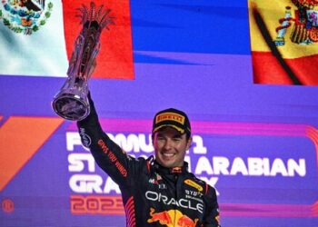 Sergio «Checo» Pérez festejó en Arabia Saudita