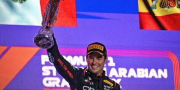 Sergio «Checo» Pérez festejó en Arabia Saudita