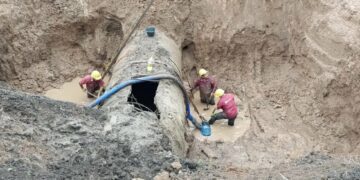 Sigue resentido el suministro del agua en zona sur tras la rotura de un caño