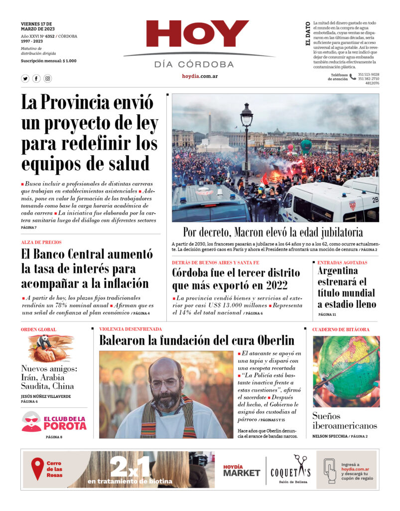 Portada 17.03.2023 Portada 17.03.2023
