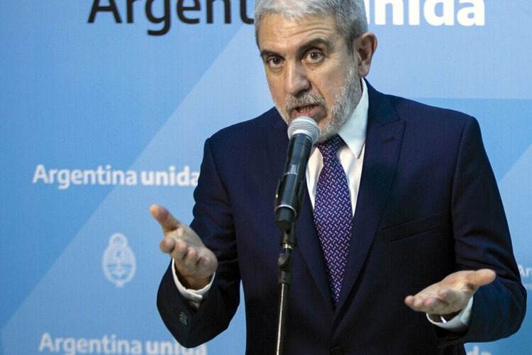 El ministro de Seguridad, Aníbal Fernández.