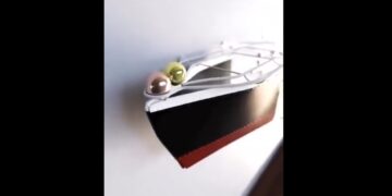 Recrearon la historia de la película “Titanic” con una máquina de Goldberg
