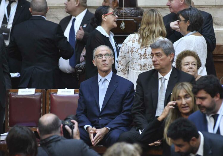 Los ministros de la Corte Suprema, Horacio Rosatti y Carlos Rosenkrantz.