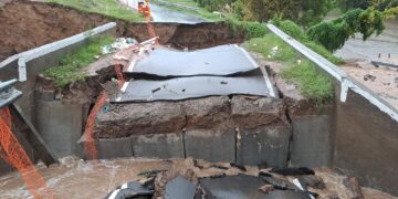 Costanera sur: se encuentra habilitado desvío provisorio próximo al arroyo El Infiernillo