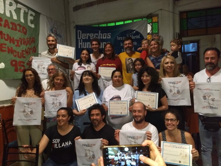 Múltiples reconocimientos por el compromiso con los DD.HH.