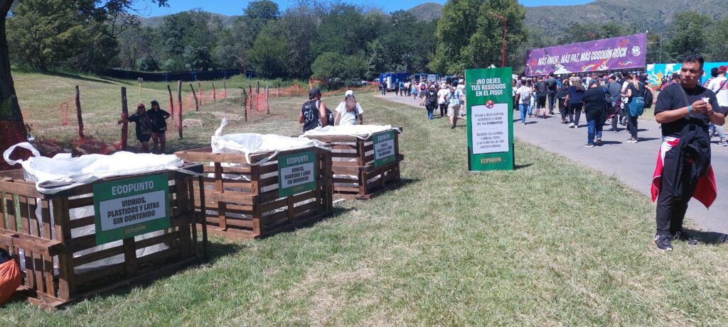 Hubo un 40 % de recuperación de residuos en el Cosquín Rock