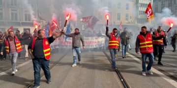 Hubo disturbios en la décima jornada de protestas en Francia