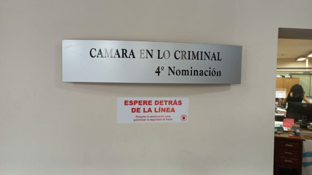 "La experimental" para el ordenanza de la Cámara Cuarta del Crimen