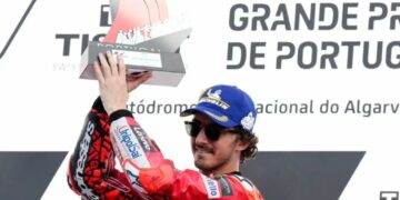 El campeón Bagnaia sacó chapa y se llevó la victoria en Portugal