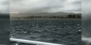 Rescataron a cuatro deportistas varados y sorprendidos por la tormenta en el lago San Roque