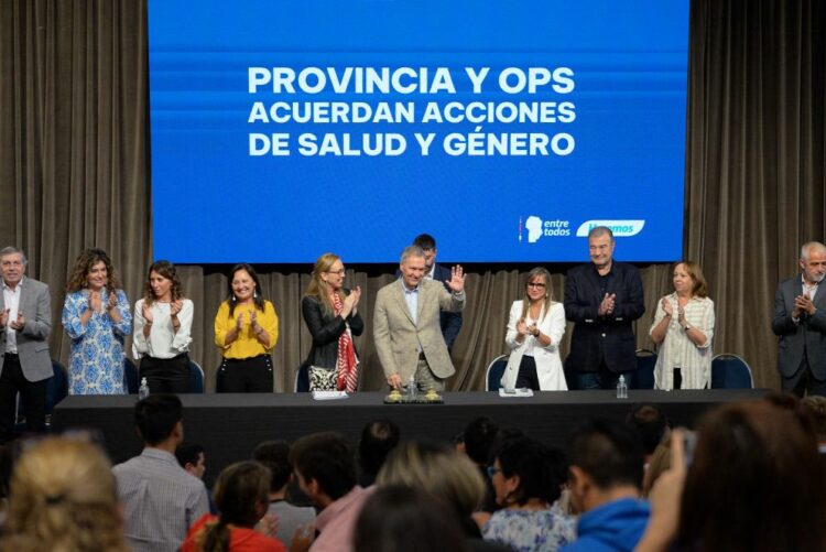 Schiaretti firmó un convenio con la Organización Mundial de la Salud.