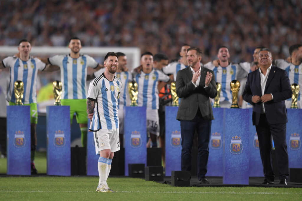 Los héroes de Qatar tuvieron su inolvidable fiesta en el Monumental