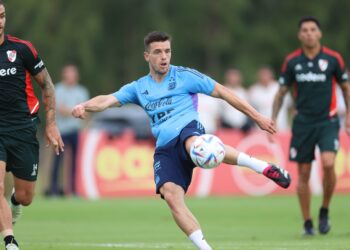 La ‘Scaloneta’ goleó a River en un «amistoso informal» el día después de la gran fiesta