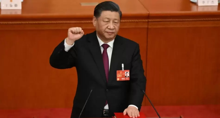 Xi Jinping obtuvo un inédito tercer mandato