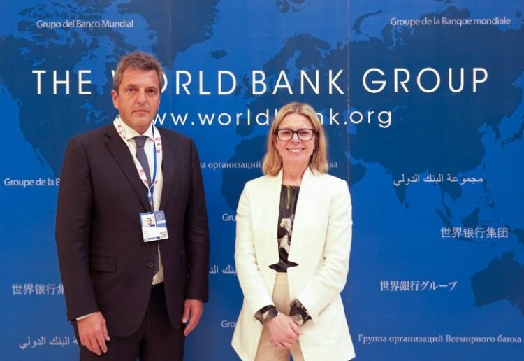 El Banco Mundial apoyará con US$ 950 millones a la Argentina