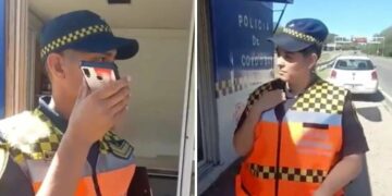 Sancionan y separan de su cargo a un oficial de la Caminera por insultar a un conductor
