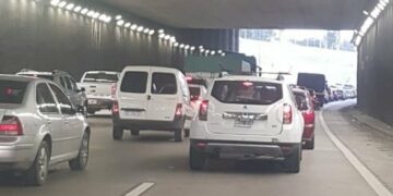 Se produjo otro accidente en la avenida Circunvalación y causó un embotellamiento