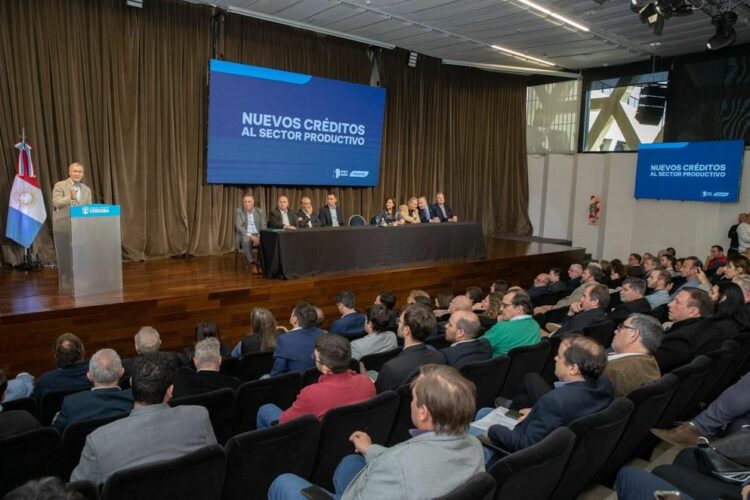 El Gobierno de Córdoba anunció créditos por más de $ 20.000 millones para el sector productivo