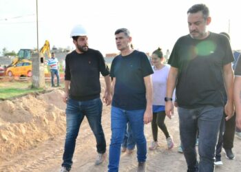 Avanzan las obras de agua en Ituzaingó Anexo