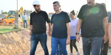 Avanzan las obras de agua en Ituzaingó Anexo