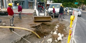 Corte de agua en zona norte