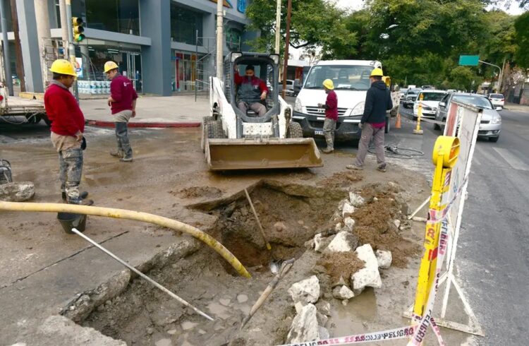 Corte de agua en zona norte