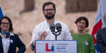 Boric presentó su estrategia sobre el litio ante empresarios chilenos