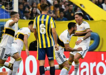 Boca lo empató en el último minuto y se llevó un punto en su visita a Rosario Central