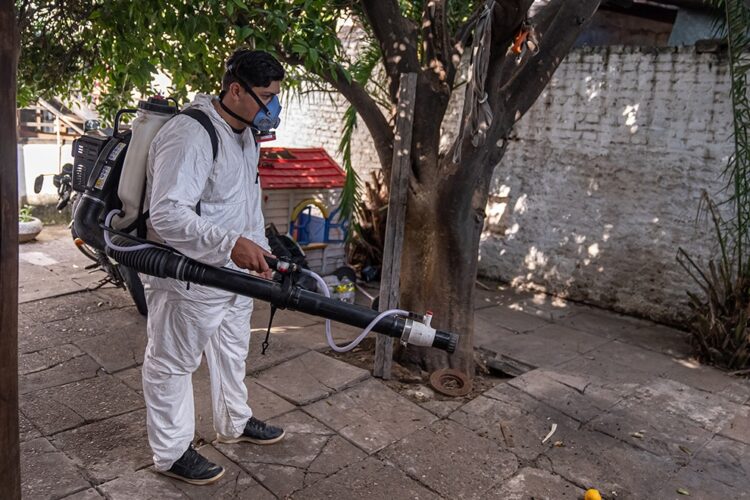 Agentes provinciales continúan trabajando en las calles de nuestra ciudad.