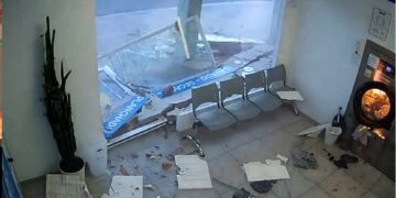 Estuvo a tres segundos de morir por la explosión en una lavandería