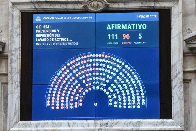 El oficialismo consiguió la media sanción de la Ley anti lavado