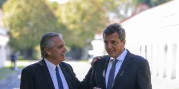 Foto conjunta de Fernández y Massa en medio de los rumores y la tensión cambiaria